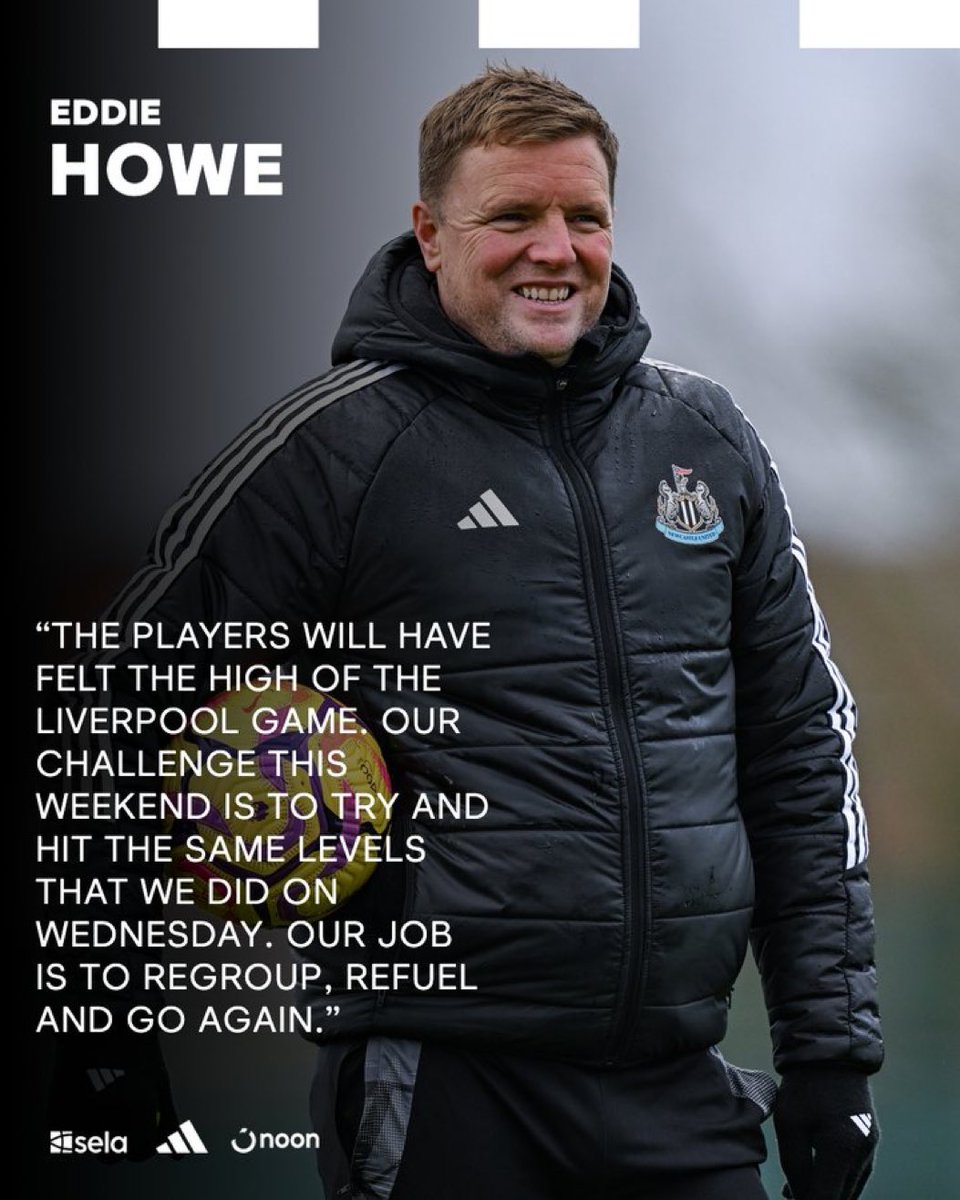 EddieHoweX's tweet photo. Eddie Howe speaks to the media ahead of tomorrow's trip to Brentford. 🎙️ 

You can watch today's press conference as live on the Official Newcastle United App now 📲
#NUFC https://t.co/zNmINI3PPZ