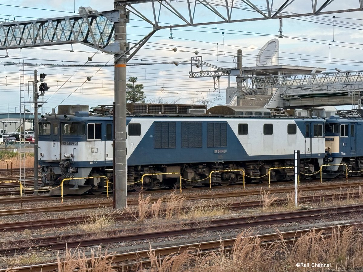 Rail_Channel's tweet photo. 2014.12.6 #稲沢 #愛知機関区
EF64 1020・EF64 1037・EF64 1049・EF65 2090 他
#60000系 #61601F #野田線 #アーバンパークライン #EF64 #EF65 #EF210 #EH200 #DD200 #DF200 https://t.co/vpoxSzYdQM