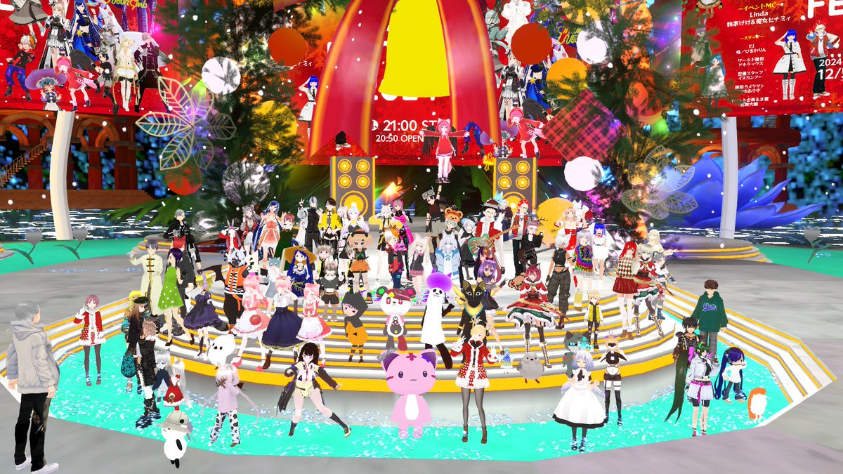 Yin510's tweet photo. #WINTERMUSICFESTIVAL 2024でした！

クリスマス仕様だけどけっこう熱いライブで、冬だけどなんだか気温高かった！
前々から見たかったアーティストさんも見れてハッピー！🙌
バックダンサーがいるとつられて体が動いちゃうから全身で楽しめるのもいいね！ https://t.co/1wi91fWWaC