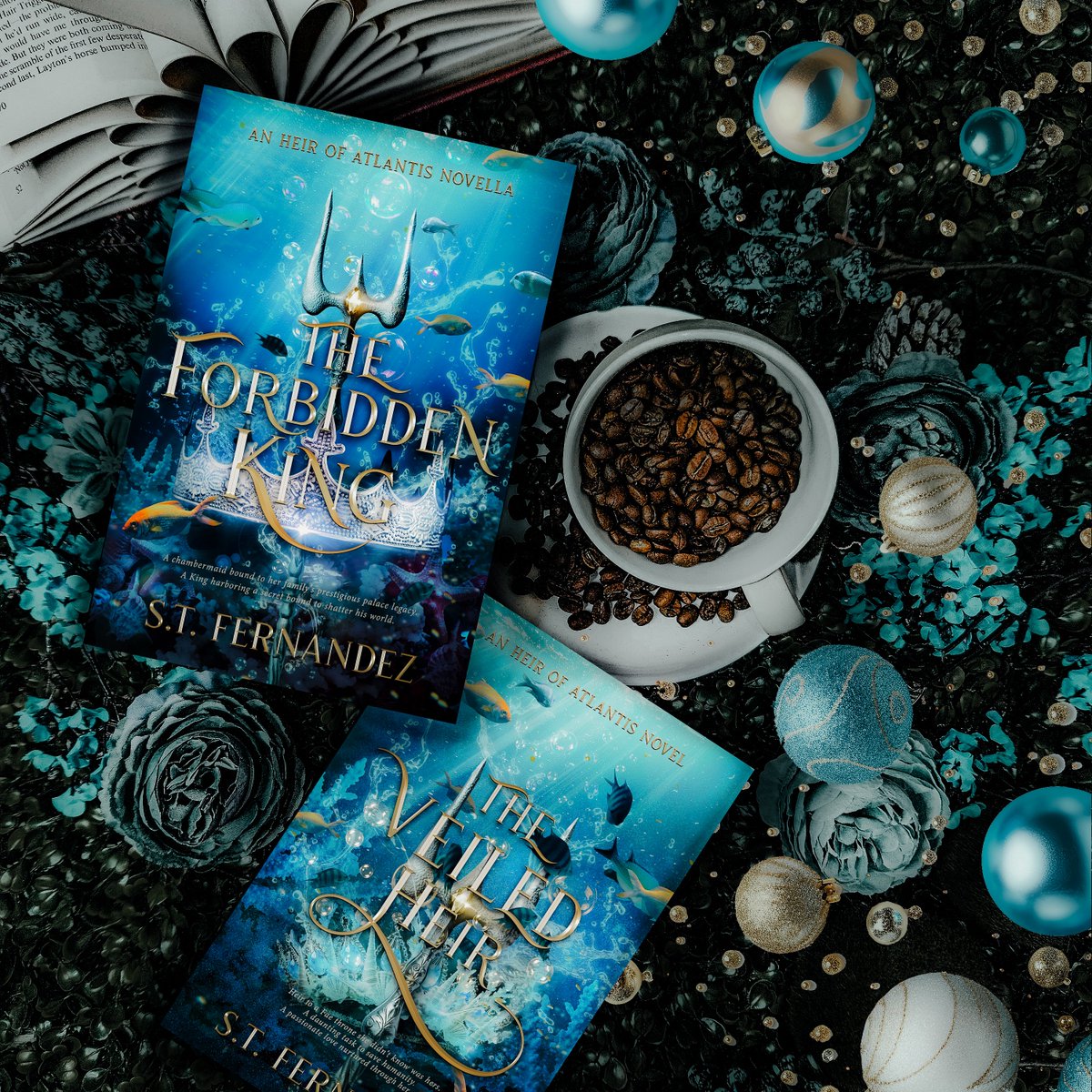 ReadingCaff's tweet image. 👑 Forbidden love + court intrigue + steamy romantasy vibes = The Forbidden King 🌊💔 This novella is EVERYTHING. Full review on the blog. Don’t miss this masterpiece by @stfernandezwrites! #Romantasy #FantasyRomance
The Forbidden King is NOW available: amzn.to/41sAmtY