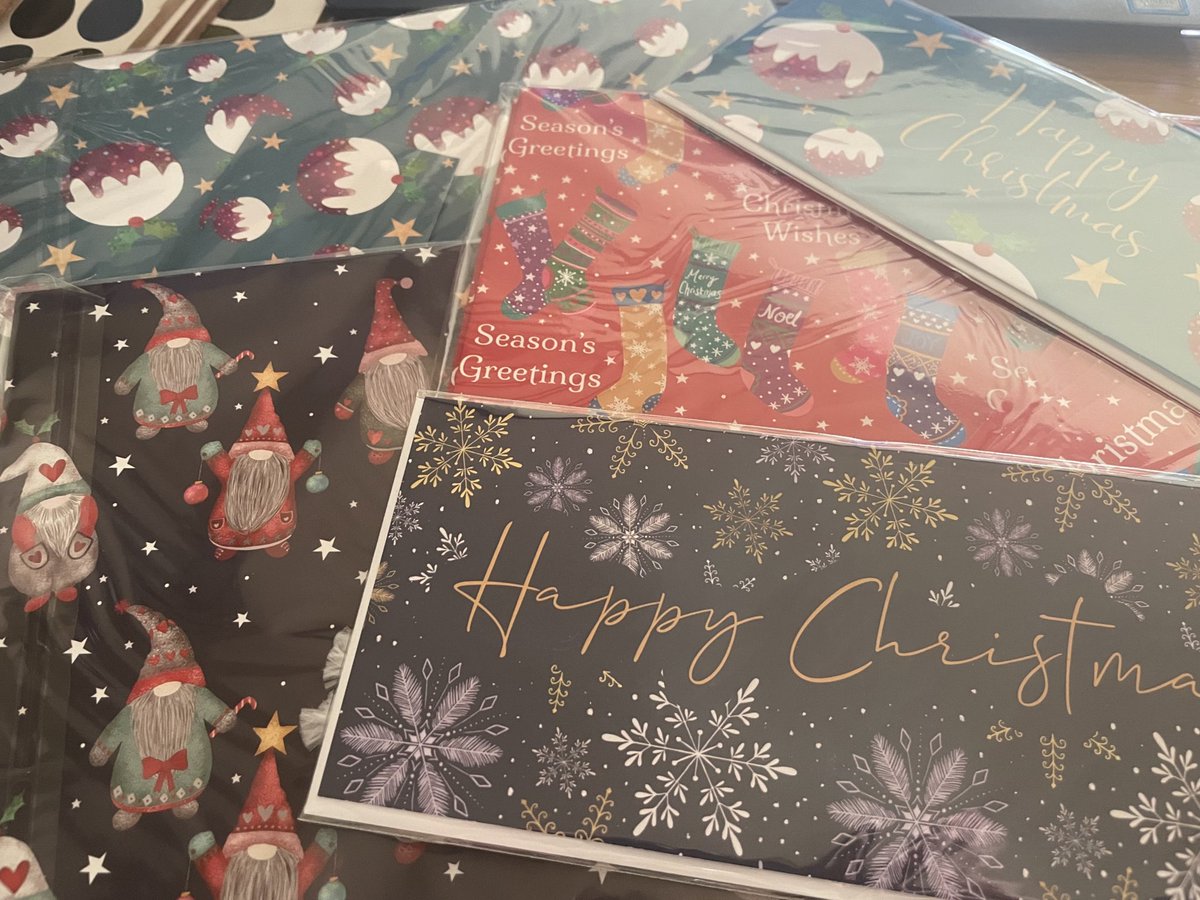 Loving my Christmas wrapping paper delivery from the National Autistic Society how fab are the designs?! #NationalAutisticSociety