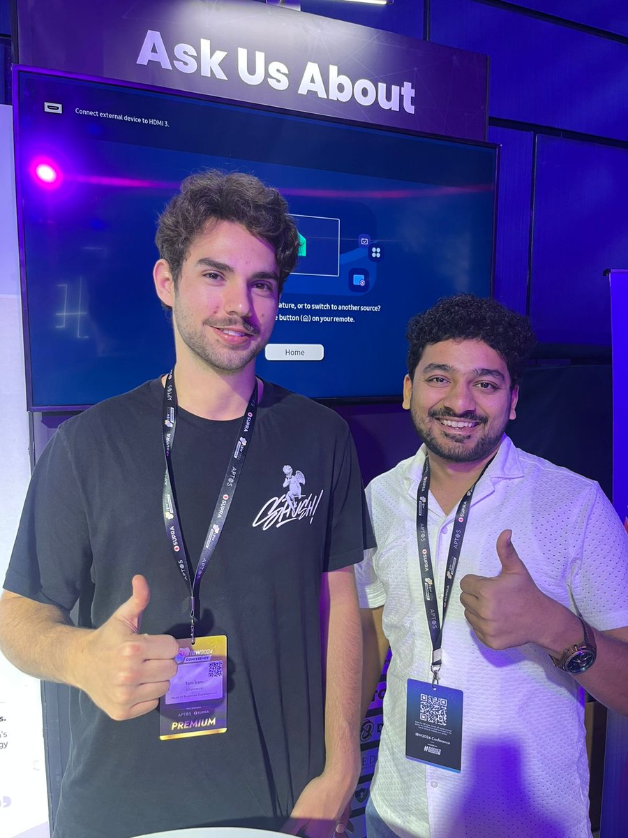 Dhruv4Ai's tweet image. 📍 Live from IBW 2024, Bangalore!
Representing Neurolov and connecting with incredible minds at the forefront of AI and Web3.
🤝 Grateful for the energy and support as we share our vision of a decentralized GPU marketplace redefining innovation. 🌟
#AIxWeb3 #IBW2024 #Neurolov