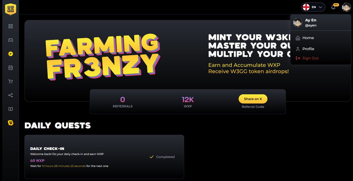 itsmey4ma0's tweet image. Yaaas, just minted my 1st SBT and I am now a W3KeyHOLDER!

Join W3GG’s Quest to Airdrop campaign, Don&apos;t forget to use my referral code below:
1.W3GG-9G9f0RLb
2.W3GG-5gcTiw7O
3.W3GG-Wde0xI4A
4.W3GG-r4DNfrVW
5.W3GG-ned870VE

#minturw3key @YieldGuild
@w3ggofficial #YGGGAPS8