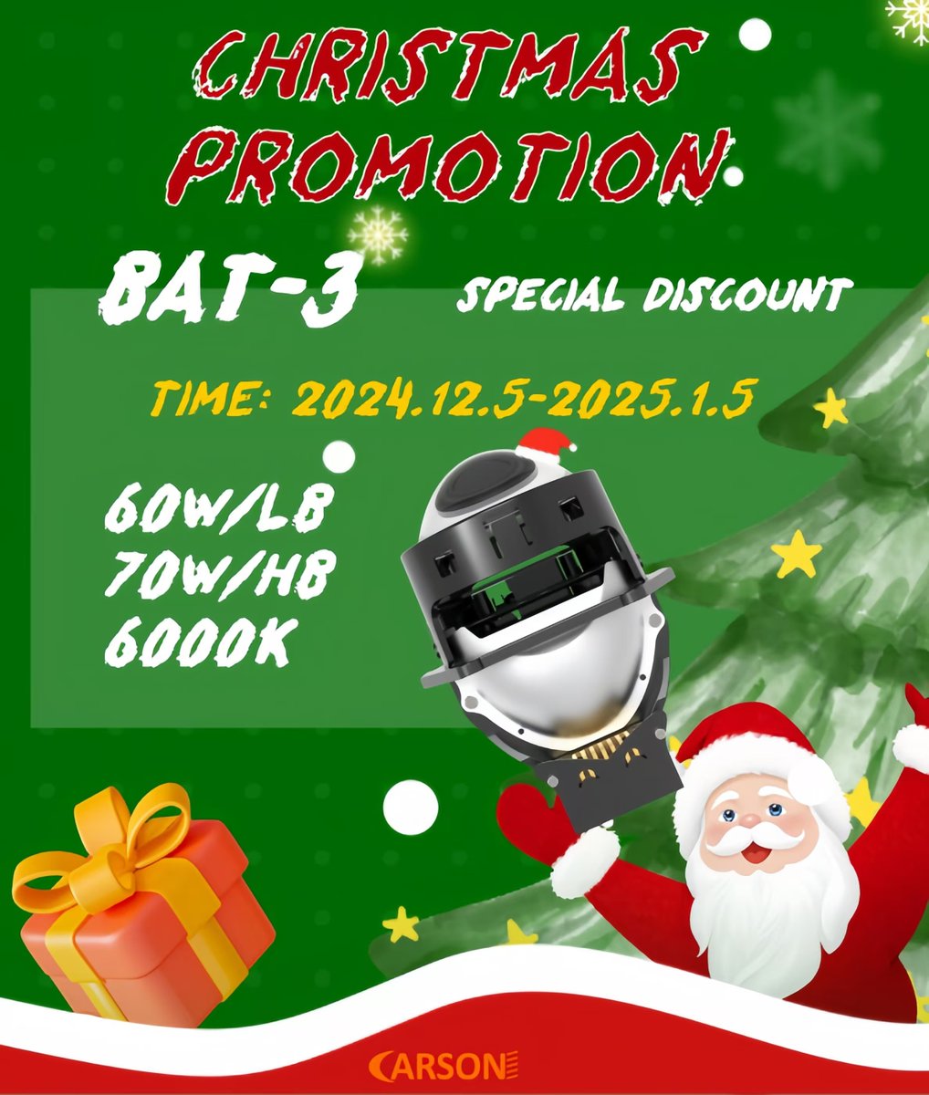 Rocky_CarsonLED's tweet image. Christmas and New Year Promotion🎄🍎🔥
#carson #biled #lens #projector #carlights #autolight #manufacturer #headlights #leds #lamps