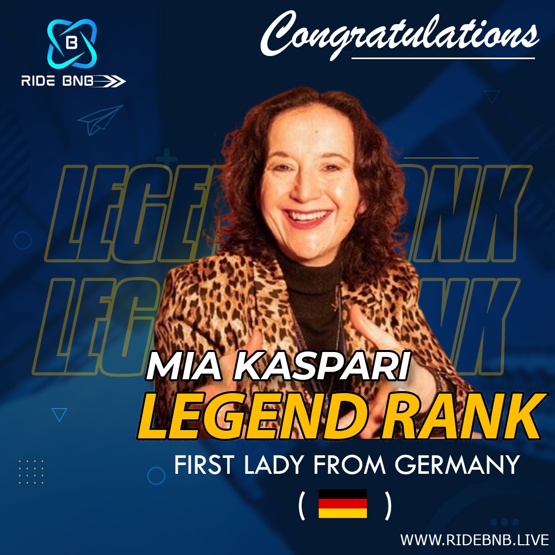 RideBnBoffical's tweet photo. 🎉✨ Congratulations, MIA KASPARI ✨🎉

Your hard work and dedication have paid off as you achieve the prestigious Legend Rank! 🚀👏

#RideBNB #cryptocommunityunity #BNBChain #cryptonews #BNB #decentralized  #PassiveIncome #decentralized #Freedom  #blockchainrevolutionution https://t.co/ZDNCsRCBTI