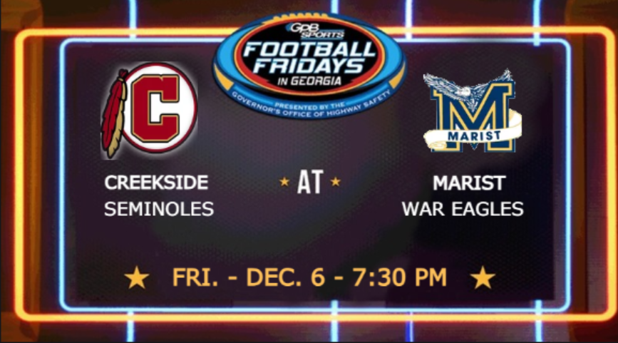 GPB Sports (@gpbsport_) on Twitter photo On Fri., Dec. 6 at 7:30 p.m.
<a href="/MaristRecruits/">Marist Football Recruits</a> vs. <a href="/Creekside_High/">Creekside High</a>
More details soon โก๏ธ bit.ly/2YLeEyF
<a href="/MaristMST/">MaristMST</a> <a href="/jackricherson13/">Jack Richerson</a> <a href="/JacksonCox26/">Jackson Cox</a> <a href="/DrewLinnihan/">Drew Linnihan</a> <a href="/dom_p23/">Domenic Parker</a> <a href="/coachdixon54/">Maurice Dixon</a> <a href="/Creekside_Tribe/">Creekside Athletics</a> <a href="/CreeksideWBB/">CreeksideWBB</a> <a href="/coach_qbtf/">Coach Francis</a> <a href="/SuntrustReese/">FUG Frank</a> On Fri., Dec. 6 at 7:30 p.m.
<a href="/MaristRecruits/">Marist Football Recruits</a> vs. <a href="/Creekside_High/">Creekside High</a>
More details soon โก๏ธ bit.ly/2YLeEyF
<a href="/MaristMST/">MaristMST</a> <a href="/jackricherson13/">Jack Richerson</a> <a href="/JacksonCox26/">Jackson Cox</a> <a href="/DrewLinnihan/">Drew Linnihan</a> <a href="/dom_p23/">Domenic Parker</a> <a href="/coachdixon54/">Maurice Dixon</a> <a href="/Creekside_Tribe/">Creekside Athletics</a> <a href="/CreeksideWBB/">CreeksideWBB</a> <a href="/coach_qbtf/">Coach Francis</a> <a href="/SuntrustReese/">FUG Frank</a>