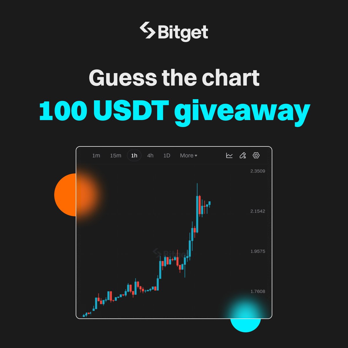 bitget's tweet photo. 100 GIVEAWAY 🚨

🤔 Can you identify the #crypto in this chart?

🔹Comment your answer using #SmartChallenge 
🔹Follow @bitgetglobal, RT &amp; tag friends
🔹5 winners * 20 $USDT https://t.co/zdIao30TCE