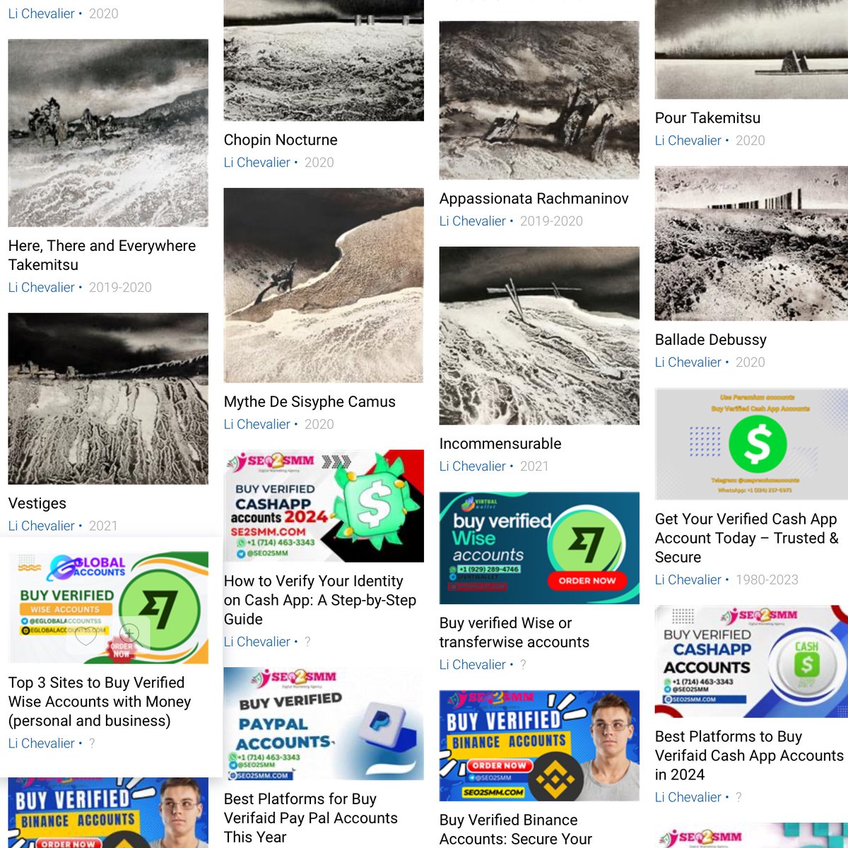 VauVeronika's tweet photo. I was browsing WikiArt for references as usual. And I found this. The feedback feature is broken. So just so everyone knows someone has put scam images and attributed them to Li Chevalier for some reason. They are still tagged as indian ink paintings. It's not hers. #WikiArt https://t.co/UWcTFIt6Cg