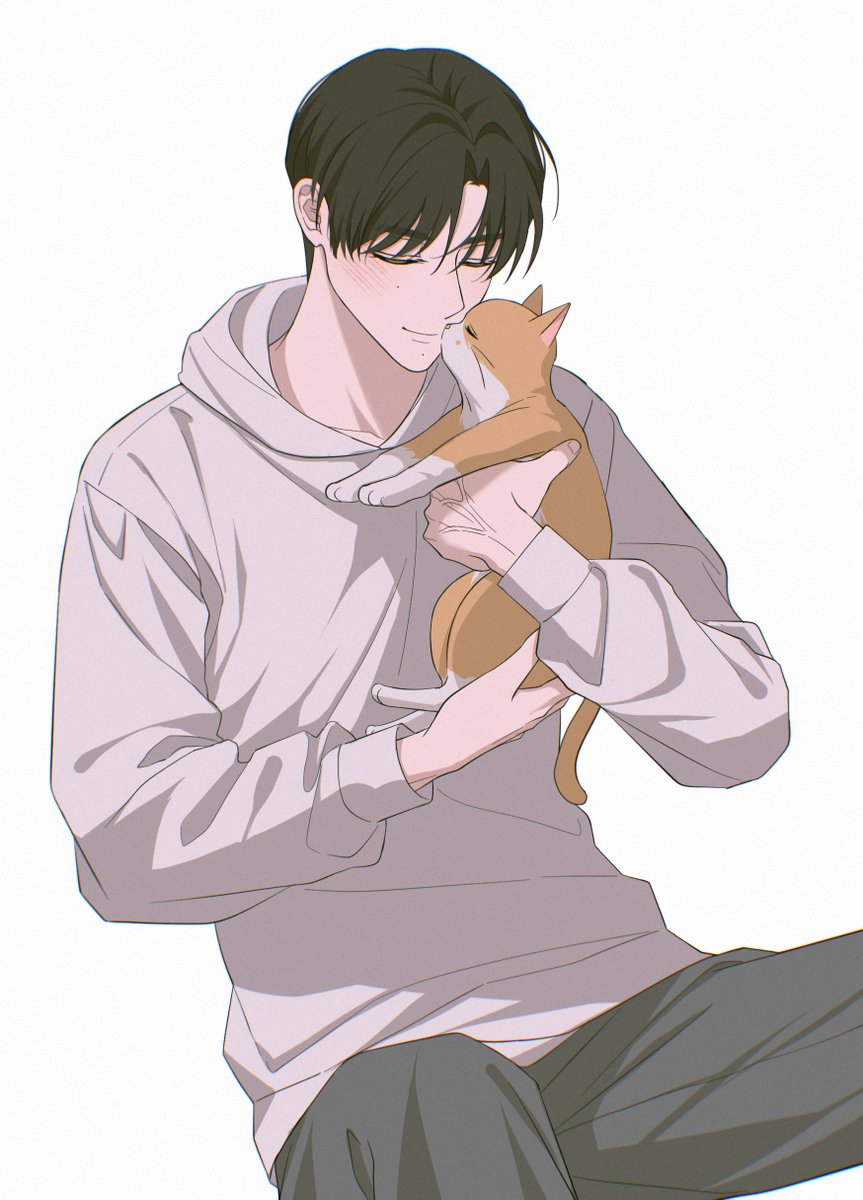 owishion's tweet photo. 온윳은 진짜 유명한 집사고양이 커플임 https://t.co/G3fCrJ1RYA