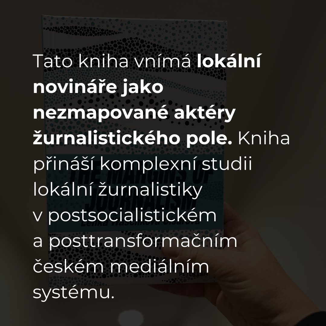 KMSZ FSS (@kmsz_muni) on Twitter photo The Margins of Journalism
Nová kniha naší výzkumnice Lenky Waschkové Císařové dává prostor těm, kteří často zůstávají na okraji pozornosti – lokálním novinářům. 👩💻 The Margins of Journalism
Nová kniha naší výzkumnice Lenky Waschkové Císařové dává prostor těm, kteří často zůstávají na okraji pozornosti – lokálním novinářům. 👩💻