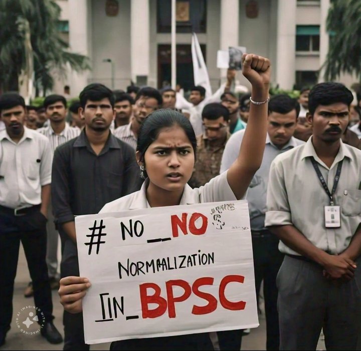 anga_jana's tweet image. नहीं चाहिए आश्वासन,
सीधे हटाओ नॉर्मलाइजेशन।

#bpsc70th #no_normalization_in_bpsc