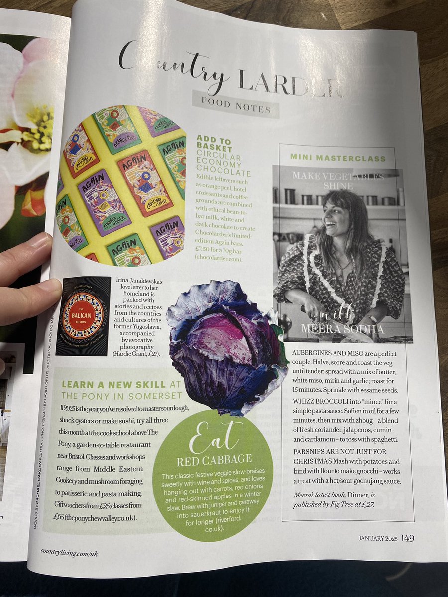 Our new #foodwaste chocolate bars in <a href="/countrylivinguk/">Country Living UK</a> 👌♻️🍫 #CircularEconomy #craftchocolate