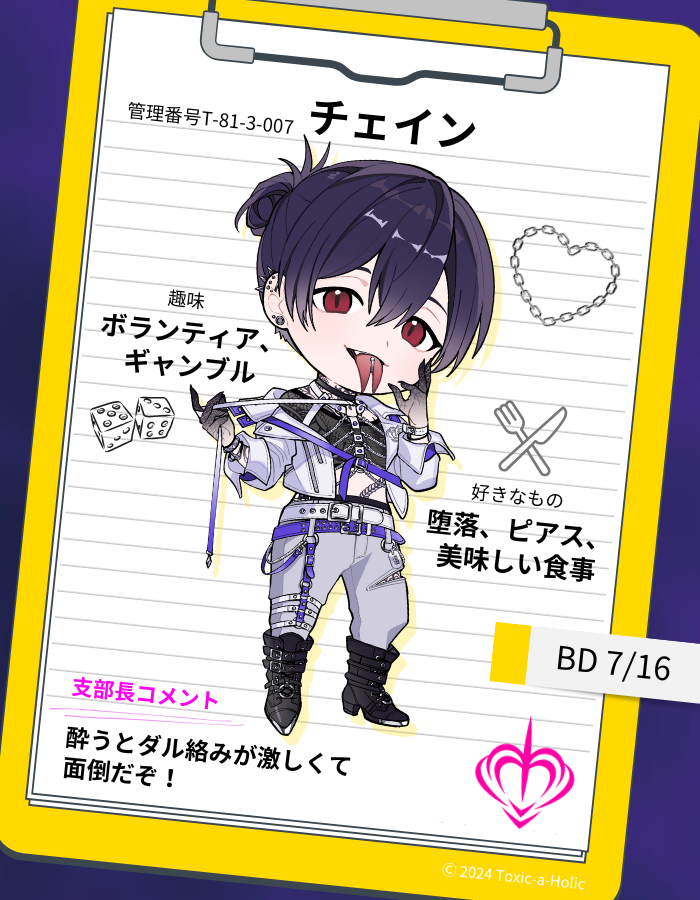 🎄アドベントカレンダー8日目🎄 今日はチェインのSDイラストを公開