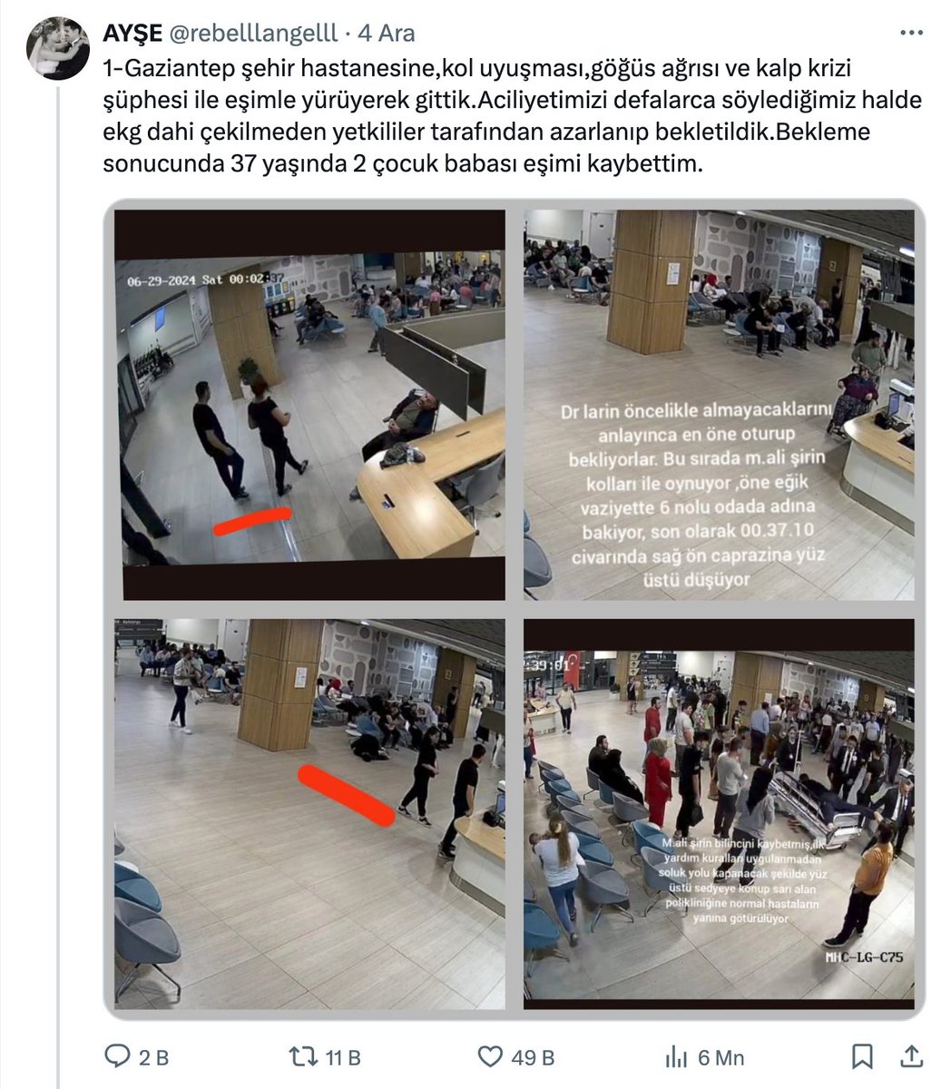 nedenttoldu's tweet photo. Gaziantep Şehir Hastanesi'nde yaşadıklarını anlatan kadının paylaşımları X'te viral oldu: "Yetkililer tarafından azarlanıp bekletildik. Bekleme sonucunda, 37 yaşında ve 2 çocuk babası eşimi kaybettim" https://t.co/PltMaZk7NU
