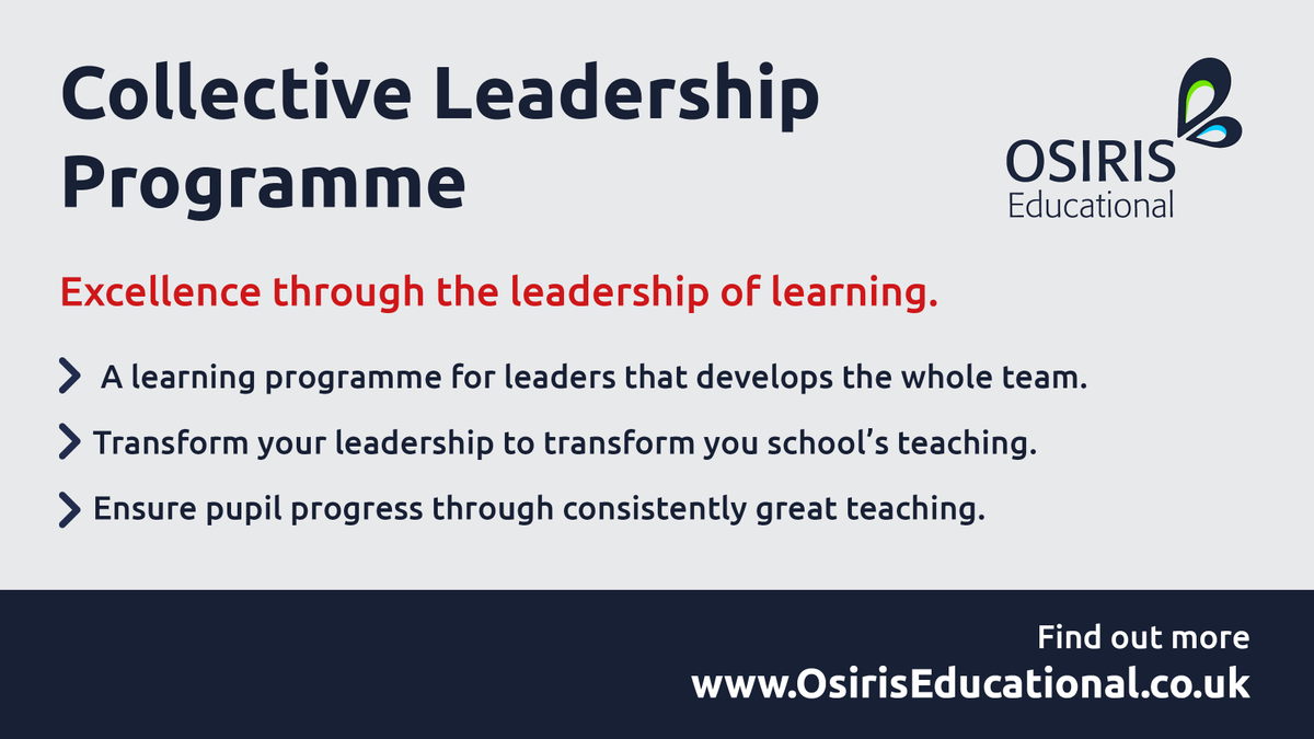 Osiris Educational (@osirisedu) on Twitter photo Today, the <a href="/BalwearieHigh/">Balwearie High</a> team takes on Day 4 of the Collective Leadership Programme, focusing on Accurate Self-Perception. 🌟
They'll dive into closing the bias gap between self-perception and reality, while recognizing areas for growth and identifying their next steps. It’s Today, the <a href="/BalwearieHigh/">Balwearie High</a> team takes on Day 4 of the Collective Leadership Programme, focusing on Accurate Self-Perception. 🌟
They'll dive into closing the bias gap between self-perception and reality, while recognizing areas for growth and identifying their next steps. It’s