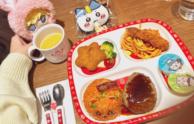 念願のちいかわレストラン行ってきました!全てが可愛かった〜!! 