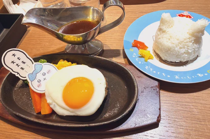 念願のちいかわレストラン行ってきました!全てが可愛かった〜!! 