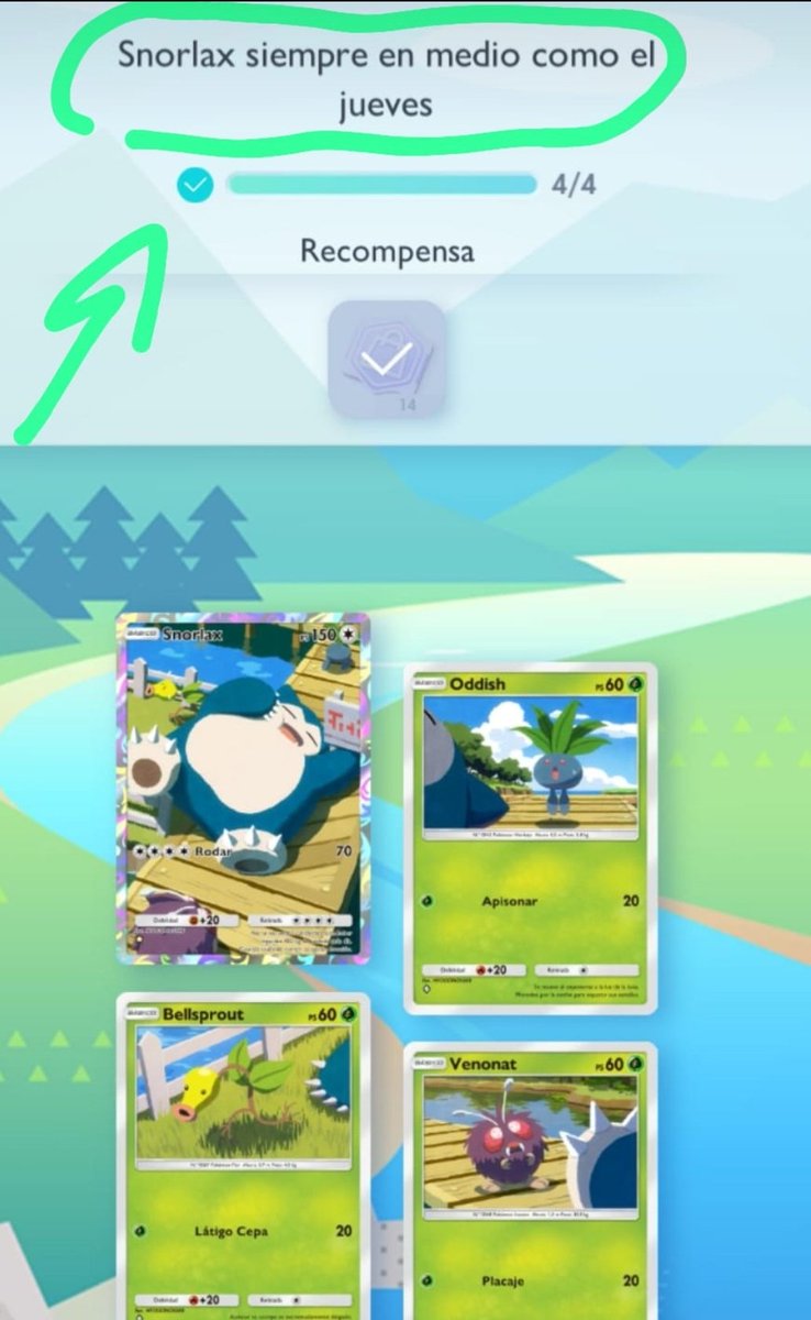 Sanddrius's tweet photo. Me puede gustar más una recompensa como está de Pokémon? Creo que no 🙂‍↔️. 10/10 en originalidad 😁 https://t.co/qbkMJnnotk