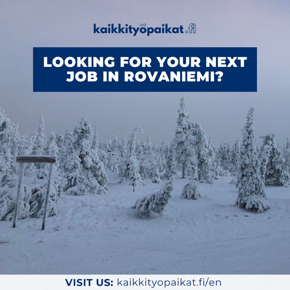 kaikkityopaikat's tweet photo. Jobs in Rovaniemi? 🎅❄️✨ Tourism, tech, you name it—find your next opportunity at https://t.co/7pIVsgKd92!

Your dream career is waiting in the Arctic Circle. Start your journey today! 💼🌲 #JobsInRovaniemi #Careers #Kaikkityopaikatfi https://t.co/s9DEZZVDFW