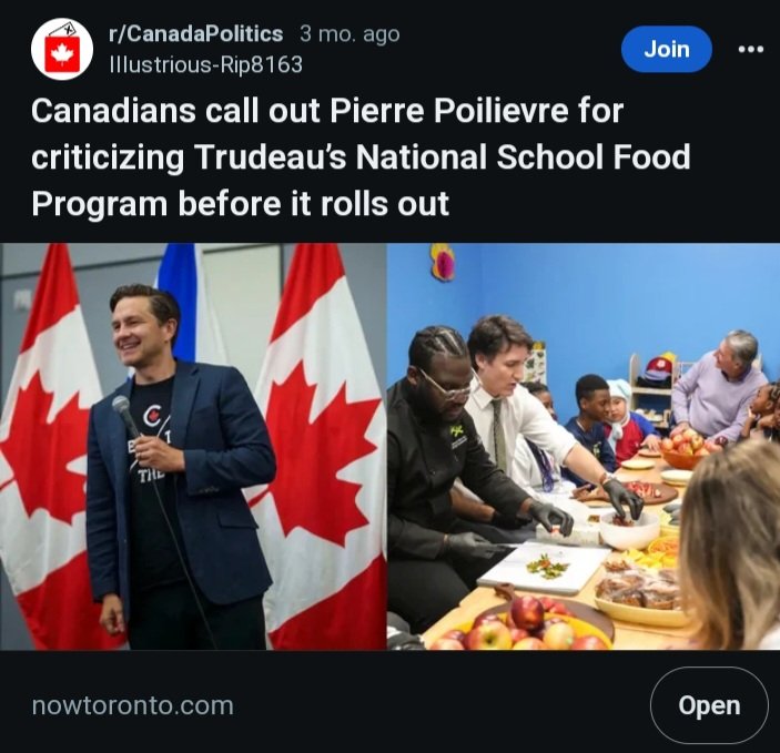 Flon42's tweet photo. @PierrePoilievre Starving Canadians like  veto of national lunch programs or pandemic food vouchers 
The Poilievre plan to address inflation and hunger https://t.co/5EVuKN4wQO