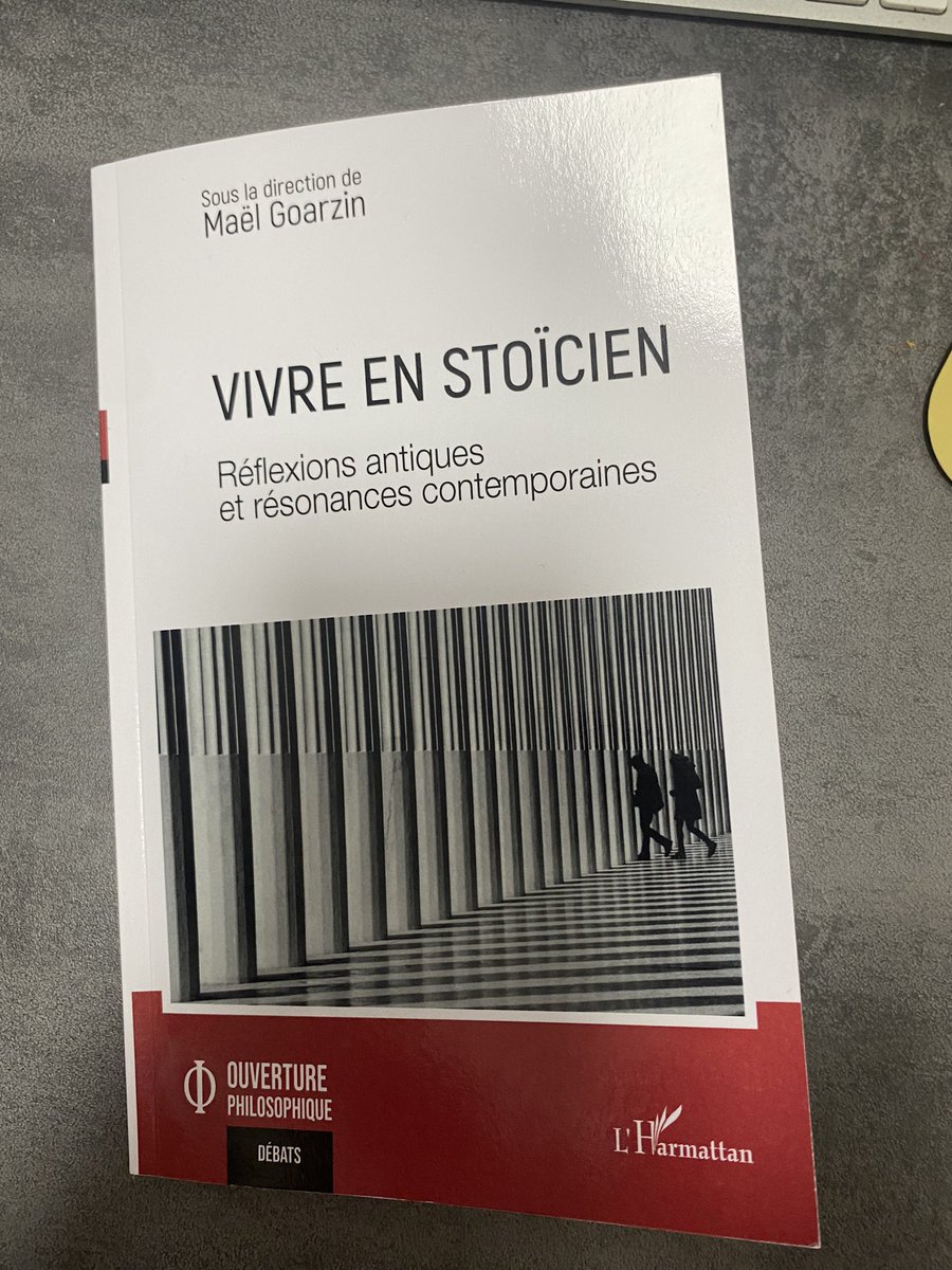 AminaBBounoua's tweet photo. ‘Le stoïcisme comme mode de vie … Défendre la pertinence d’un stoïcisme contemporain, qu’est ce que cela signifie au juste ?’ @MaelGoarzin @StoaGallica #vendredilecture https://t.co/cB7XJpquiA