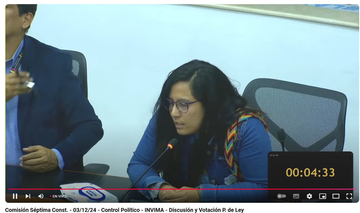famecol's tweet photo. En Comisión Séptima de la Cámara, Maisa (FAMECOL)  Diego Gil (FECOER) participaron en el debate control político al director de @invimacolombia tras sus declaraciones sobre pacientes con EH.
📌 Mira la intervención de Maisa aquí  https://t.co/3HGCKMQviZ #PacientesUnidos #FECOER https://t.co/YQOmwWmLMe