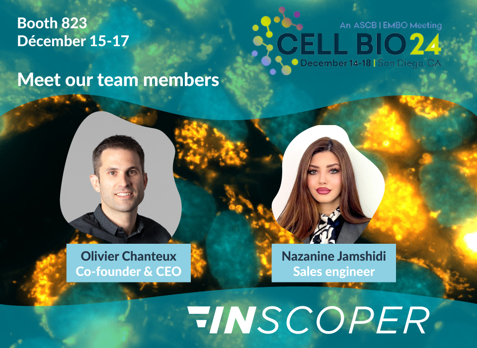 INSCOPER is heading to #CellBio2024 in sunny San Diego!  

See you at #Booth823! 
When: December 15–17, 2024👩‍🔬📷

#CellBio2024 #LiveCellImaging #INSCOPER #fluorescenceMicroscopy