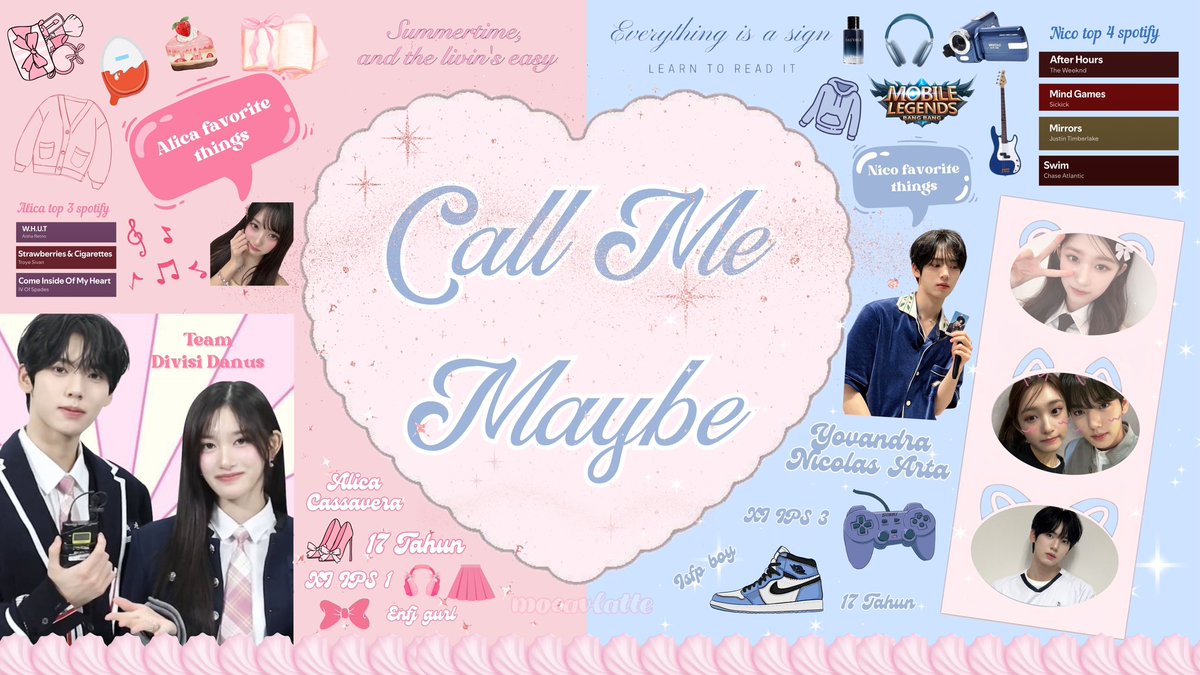─── 𝓒𝐚𝐥𝐥 𝓜𝐞 𝓜𝐚𝐲𝐛𝐞 ୨ৎ

an Hyunseo short alternative universe
© mocavlatte, 24.