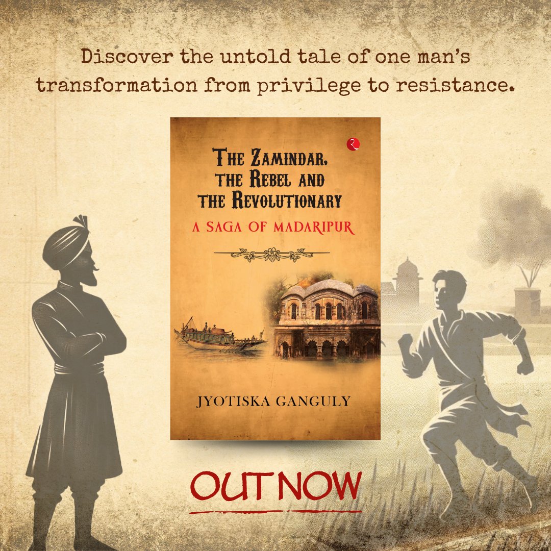 Rupa_Books's tweet photo. Get your copy of The Zamindar, the Rebel and the Revolutionary today and dive into a family saga of love, betrayal, and revolution.
Out Now: https://t.co/uxX8JfRDvB
#TheZamindar #TheRebel #TheRevolutionary #History #Fiction #NewRelease #HistoricalFiction #RupaPublications https://t.co/XdsxN8IuJC