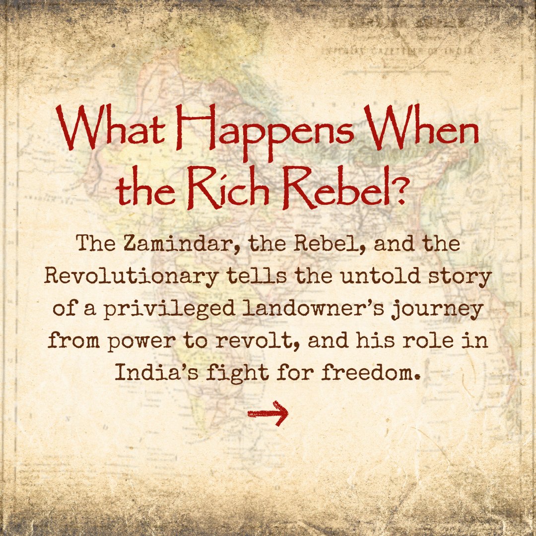 Rupa_Books's tweet photo. Get your copy of The Zamindar, the Rebel and the Revolutionary today and dive into a family saga of love, betrayal, and revolution.
Out Now: https://t.co/uxX8JfRDvB
#TheZamindar #TheRebel #TheRevolutionary #History #Fiction #NewRelease #HistoricalFiction #RupaPublications https://t.co/XdsxN8IuJC