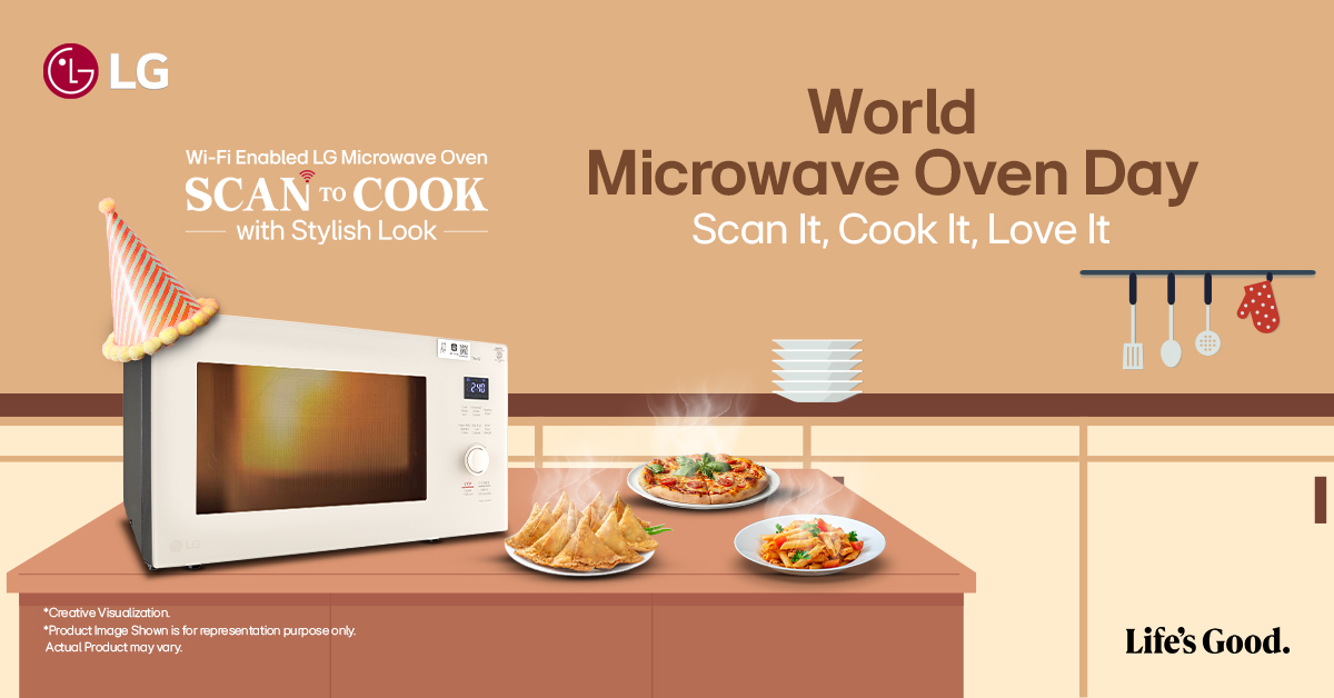 LGIndia's tweet photo. Happy National Microwave Oven Day! ๐ Letโs celebrate the magic of effortless cooking with the LG Scan To Cook Microwave Oven.
https://t.co/88ssVBkdps
#LG #LGIndia #LifesGood #LGScanToCook #LGMicrowave #LGCharcoalMicrowaveOven #LGThinQ #Microwave #NationalMicrowaveOvenDay https://t.co/8Ds34Ei5cw
