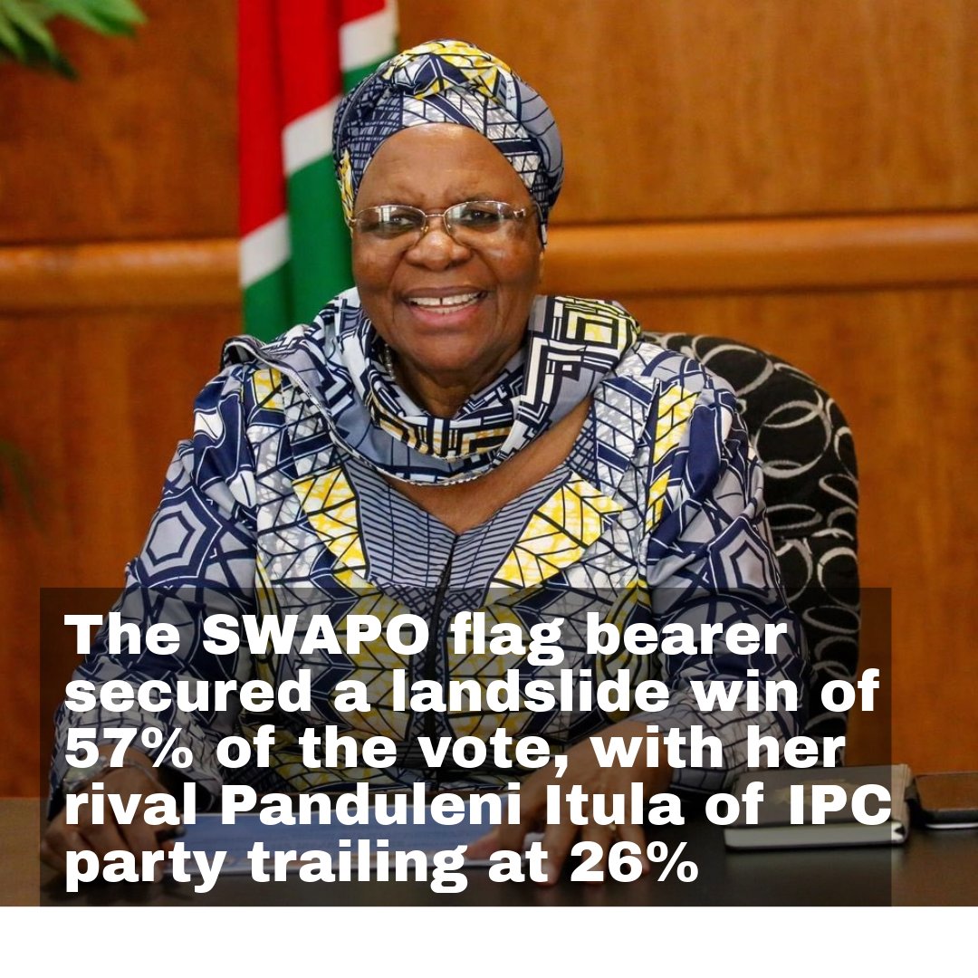 zubanetwork's tweet image. From Parliament to Presidency: Netumbo Nandi-Ndaitwah Takes The Helm and Breaks New Ground in Namibia
#breakingbarriers #Historicleadership #Womeninpower