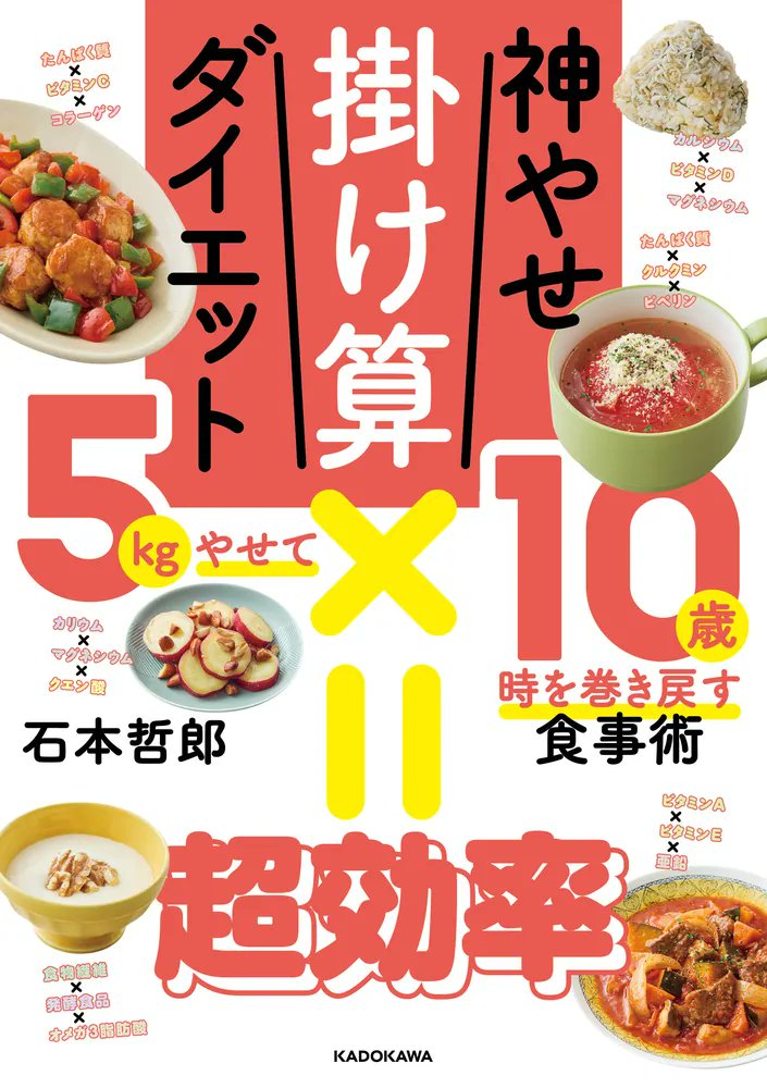 【お仕事】
絶賛発売中!「神やせ掛け算ダイエット 5kgやせて10歳時を巻き戻す食事術」のイラストを担当いたしました🍙
「神やせ」に関わらせていただくのは今作でなんと三作目⭐️カバーを取った表紙もたくさんイラストを使っていただいてます❤️