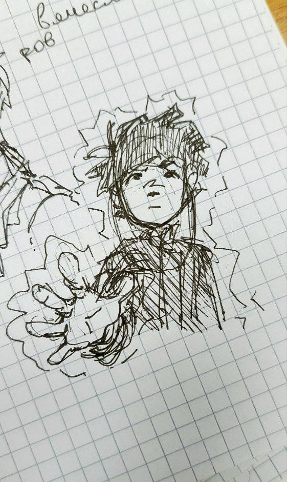 PR3SON's tweet photo. Doodles from college
{[ #art #ArtistOnX #artmoots #sketch #sketchbook #mobpsycho100  ]} https://t.co/xSVv8nPKpi