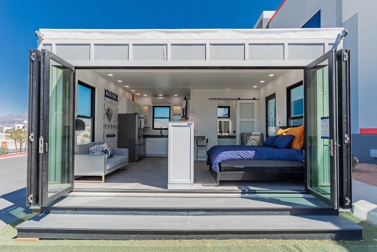Elon Musk is the richest man in the world, with a net worth of over $333 billion, but he still lives in a tiny $50,000 Tesla home. 🤯

The home is being built in 2022 near his company (Tesla), so he can walk to the office every morning.

His company is building fully furnished