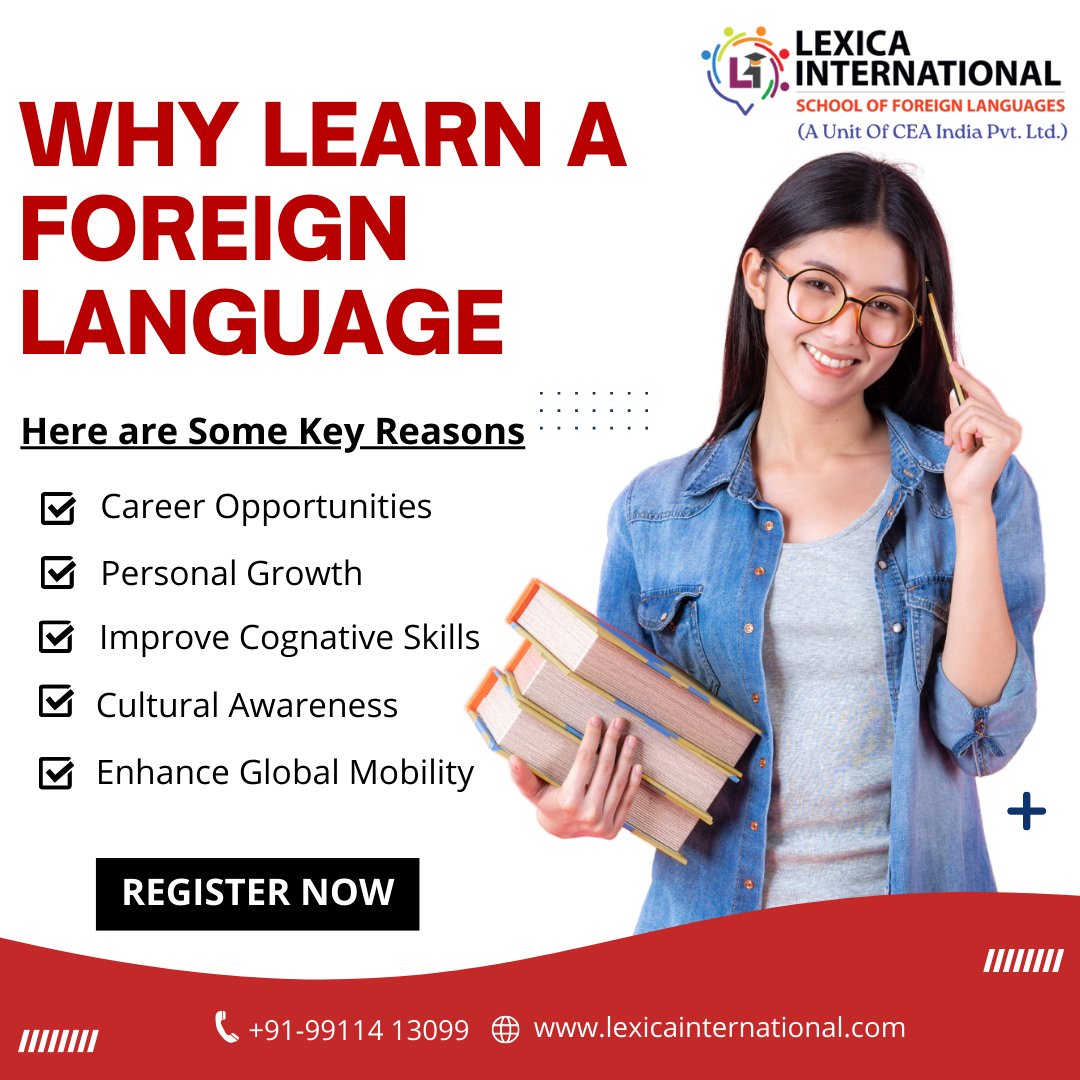 Lexicaschool's tweet image. Learning foreign languages opens up a world of opportunities. Embrace different cultures, communicate with people from around the globe, and expand your horizons. Enroll in Lexica&apos;s top-rated course today to unlock your full potential! 
#foreignlanguage #foreignlanguagecourse