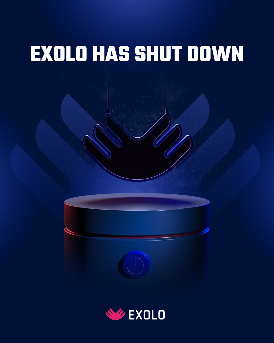 🚨 FINAL REMINDER: Withdraw Your Assets Now or Risk Permanent Loss 🚨

Dear EXOLO Users,

With EXOLO services now shut down, we’ve kept withdrawals open as a goodwill gesture. However, this is your FINAL opportunity to withdraw your funds.

⚠️ Any remaining funds after this