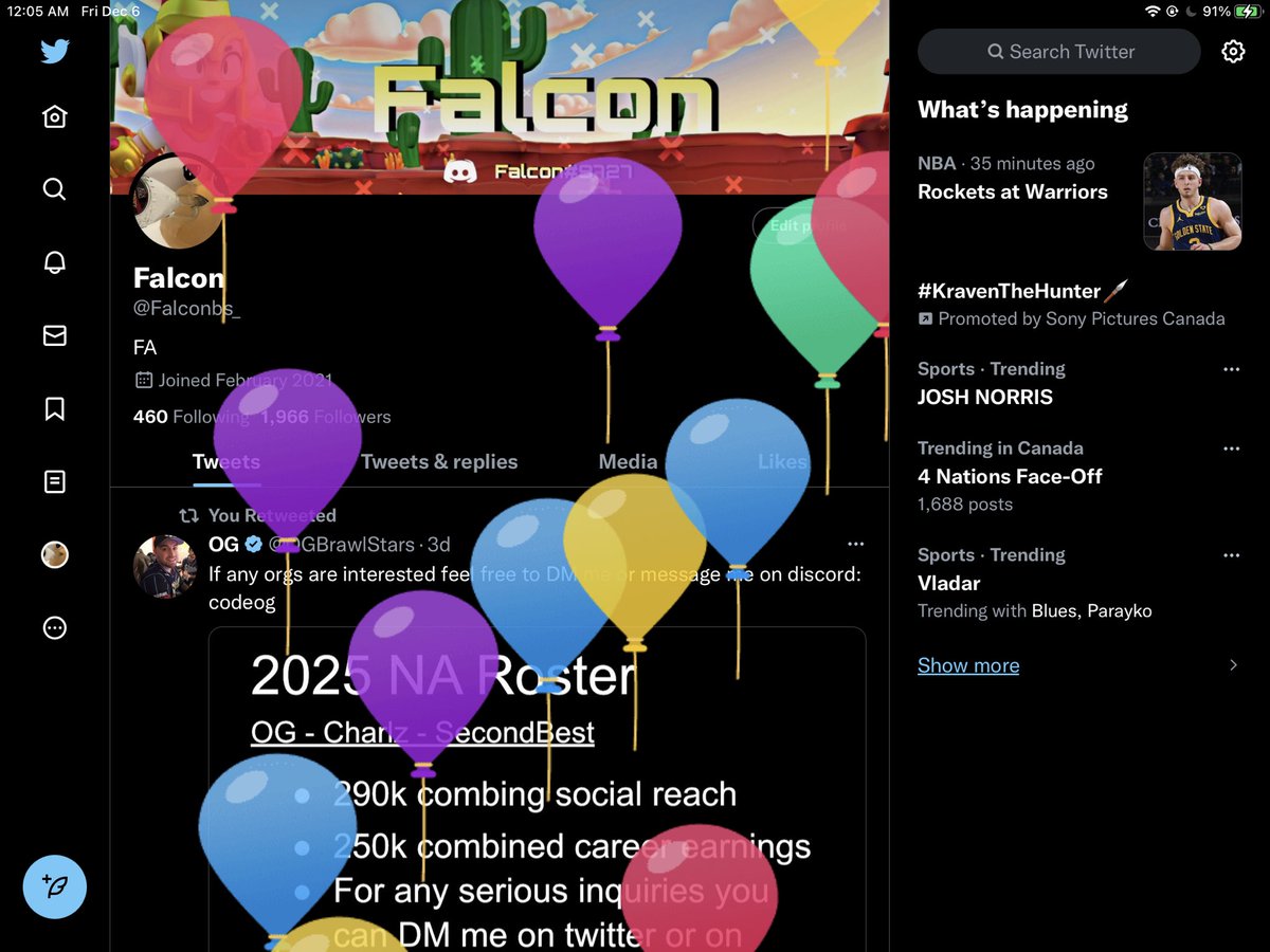 Falcon tweet media