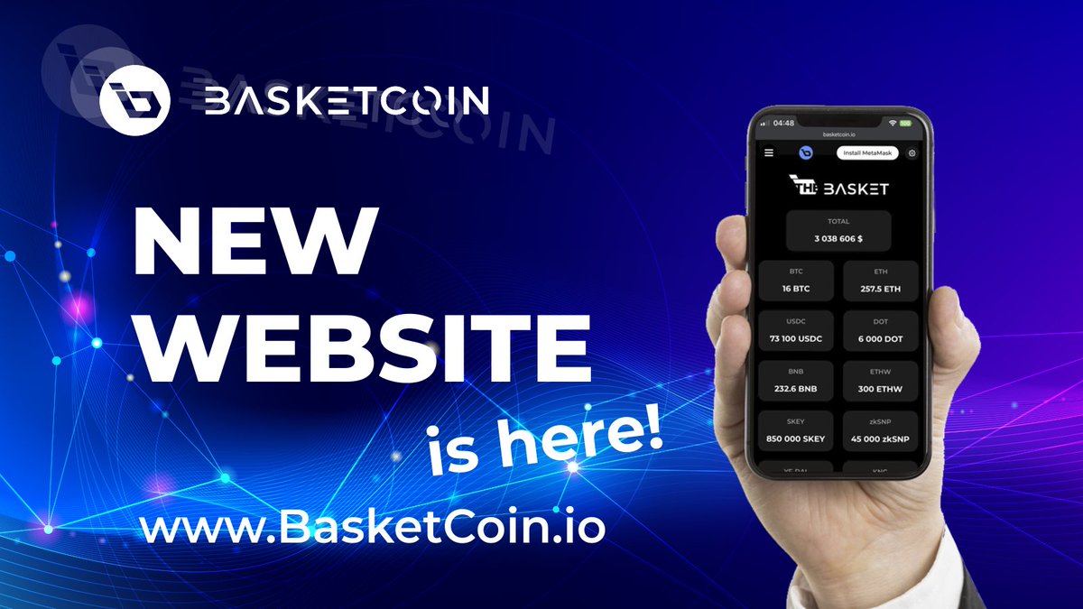 Basketcoin_BSKT's tweet photo. 🎉 Exciting news! Our brand-new website is live! 🚀

💡 What’s new?

✨ Improved UX/UI for a seamless experience
🌙 Night mode for your convenience
💱 Currency selector for global accessibility
📱 All BasketCoin dApps in one place

Check it out now: 🔗 https://t.co/RCj5Iry8Gk https://t.co/LKdXrVBDfG