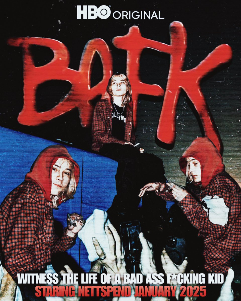 NETTSPEND “BAFK” for HBO Unofficial Poster🩸
