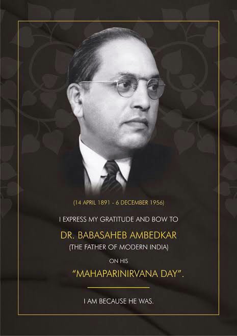 8833Harshad's tweet photo. #BabaSahebAmbedkar 
#MahaparinirvanDiwas 
#AmbedkarDeathAnniversary https://t.co/lRqwX3seNm