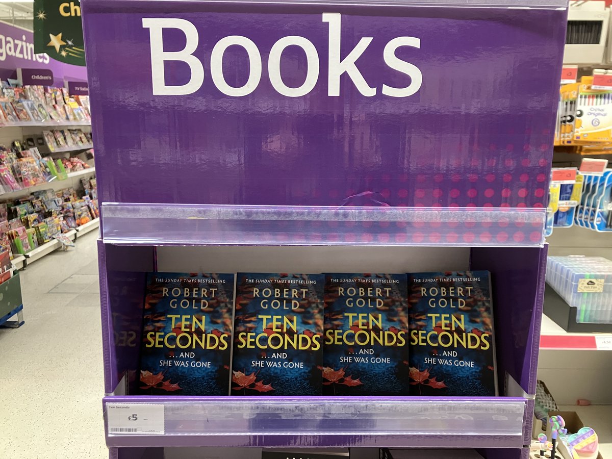 books_gold's tweet photo. Amazing to see #TENSECONDS selected as this week’s Sainsbury’s book club selection. And on offer at only £5! Thanks to all at @sainsburys. https://t.co/0GwPDnJWJi