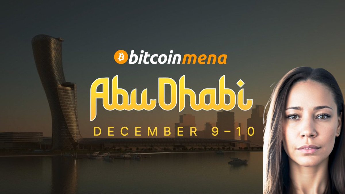 🚀 Heureuse de vous annoncer que je serai à la <a href="/bitcoinmenaconf/">Bitcoin MENA Conference</a> à Abu Dhabi les 9-10 déc. 🎉

Des invités comme Eric Trump, CZ, Peter Todd... #Bitcoin 

Je vous partagerai ça, en direct  🌟