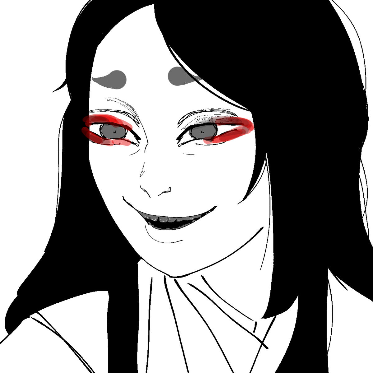hiptheet's tweet photo. ㅤ 
ㅤ https://t.co/xFLdlesghl

YK   WHAT ??? QUICK 
DRAW  OF  YOROZU  WITH 
BLACK/RED  TEETH ❗❗❗
ㅤ 
ㅤ https://t.co/BdFXSq7Gca