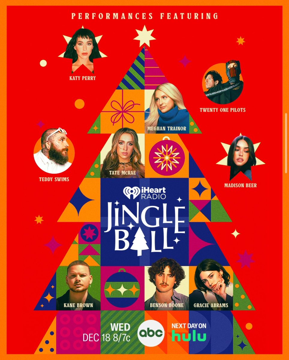 t8mcraetours's tweet photo. 🎄| Catch Tate McRae performing at Jingle Ball on @ABCNetwork, Wednesday, December 18th! Stream the next day on Hulu! https://t.co/8JDaDXGimj