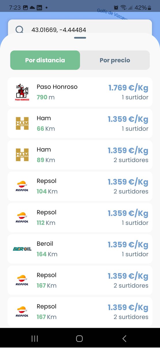 ACBrandariz's tweet photo. @PasoHonrosoSL vuestra apuesta por los combustibles alternativos más ecológicos disfruta mucho de ser la opción más económica. De hecho debe ser el precio más caro del GNC en toda España https://t.co/14M4yLn4LC