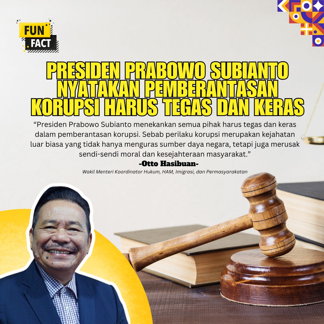 DianPanteraaa's tweet photo. Presiden Prabowo Subianto menegaskan, pemberantasan korupsi harus dilakukan dengan tegas dan keras, karena merusak moral bangsa dan mengancam kesejahteraan rakyat. #IndonesiaMaju #PresidenPrabowo #BebasKorupsi #PemberantasanKorupsi #Harkordia #Korupsi #AstaCita #beritaViral https://t.co/7QzRliZTvb