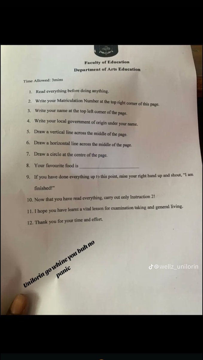 instablog9ja's tweet photo. Would you have passed this exam? https://t.co/B0pgvDDchB