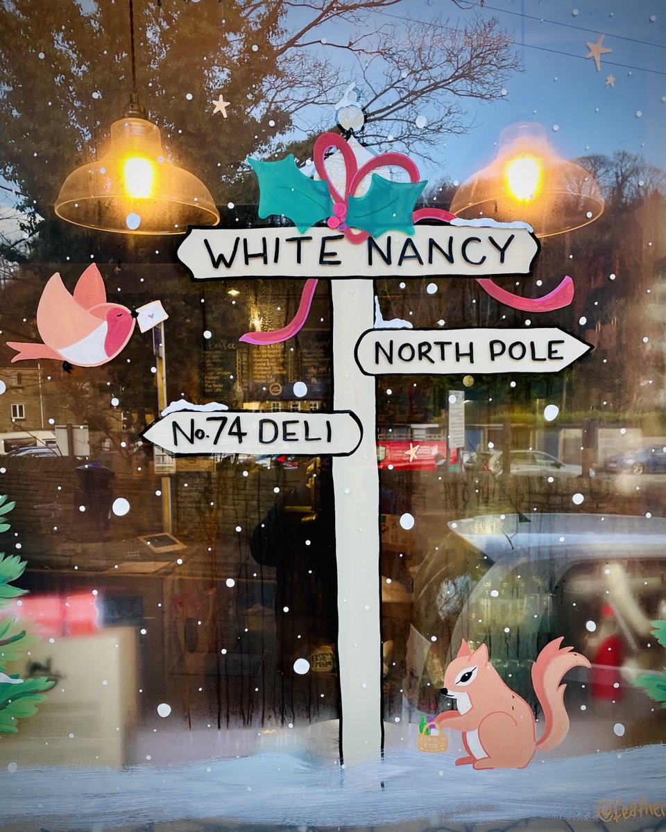 SCJmurphy's tweet photo. Fabulously Festive for #FingerPostFriday #ShopFrontFriday #Bollington #WhiteNancy #photography https://t.co/1lxwxCA8qg