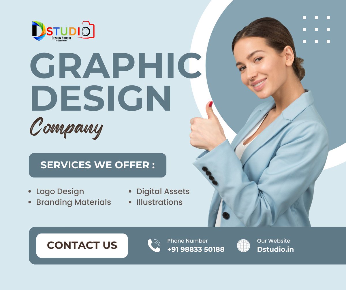 DesignByDStudio's tweet photo. Transform Your Brand with Stunning Designs!
At DStudio, we specialize in custom graphic design services—from logos and business cards to social media graphics and banners. Let us bring your vision to life!
📞 Contact us: 9883350188
🌐 Visit: https://t.co/TPPMG3XF0J https://t.co/IipZSPkXCy